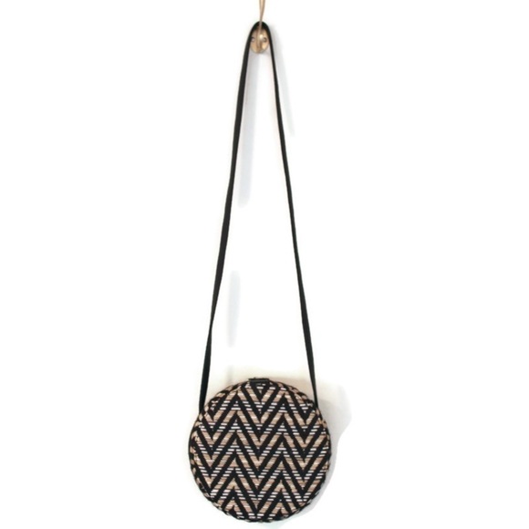 Lionel Javanna Woven Circle Crossbody Bag - Picture 1 of 10